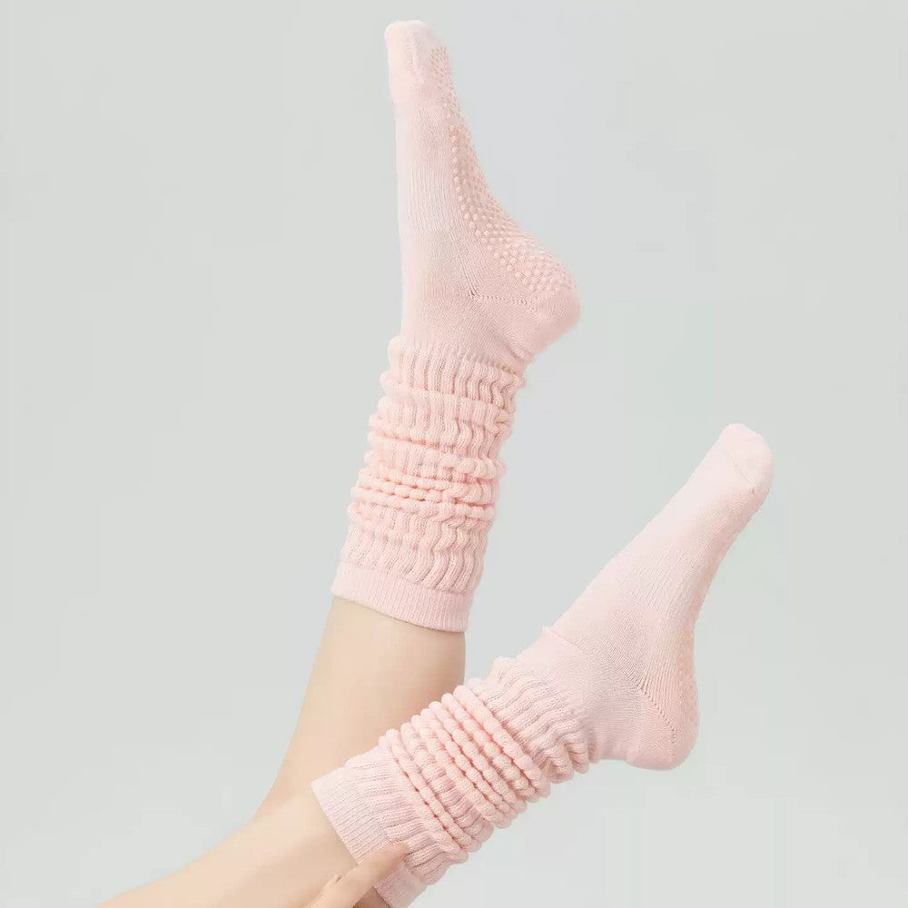 MISOX Studio | Five-Toe Slouchy Non-Slip Long Calf Socks
