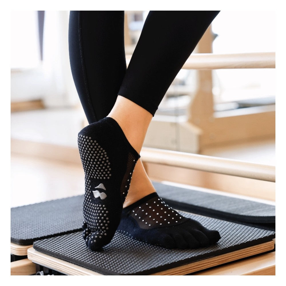 MISOX Studio | Crystal Lace Five-Toe Grip Socks