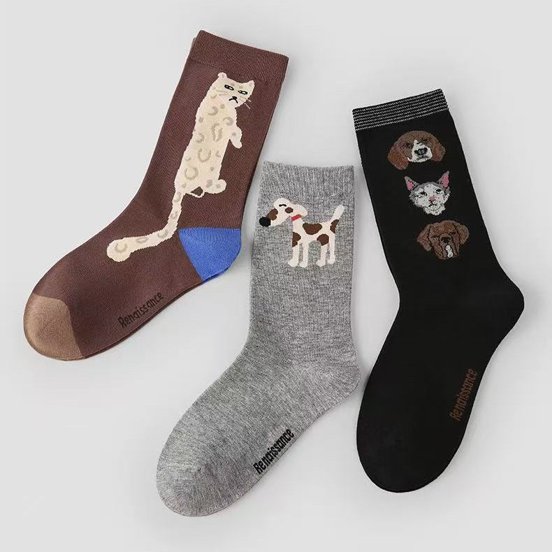 MISOX Daily | Animal Mood Crew Socks