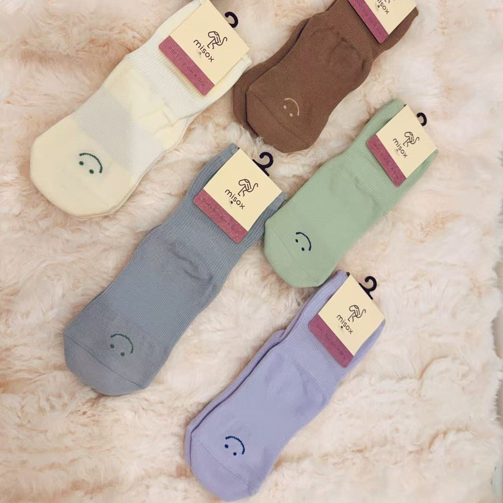 MISOX Studio | Smile-Face Pilates Grip Socks
